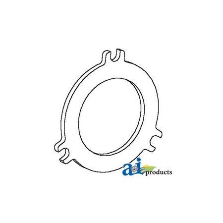 A & I Products Brake Plate, Steel 12" x12" x1" A-A67336